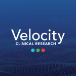 Velocity Clinical Research Logo With Background (1)