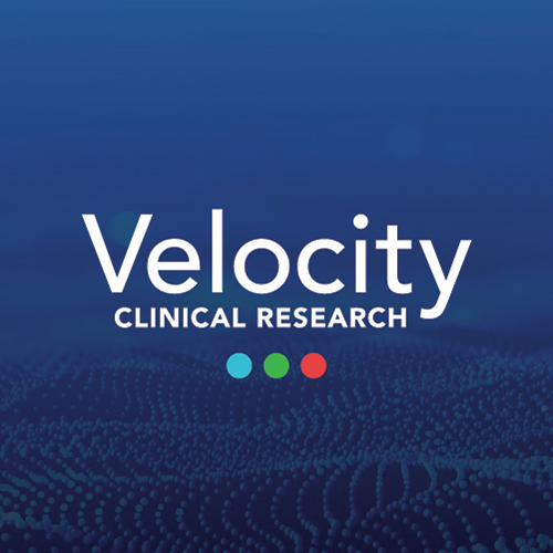 Velocity Clinical Research Logo With Background (1)